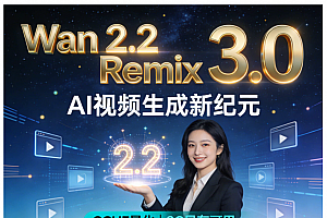 Wan 2.2视频生成软件整合包 文字或图像生视频 无限时长